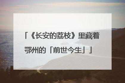 《长安的荔枝》里藏着鄂州的「前世今生」