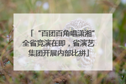 “百团百角唱潇湘”全省竞演在即，省演艺集团开展内部比拼