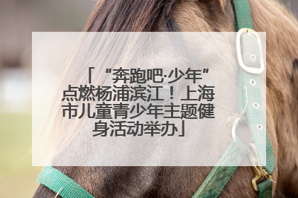 “奔跑吧·少年”点燃杨浦滨江！上海市儿童青少年主题健身活动举办