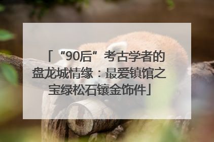“90后”考古学者的盘龙城情缘：最爱镇馆之宝绿松石镶金饰件