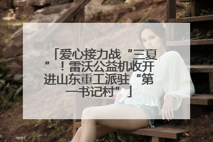 爱心接力战“三夏”！雷沃公益机收开进山东重工派驻“第一书记村”