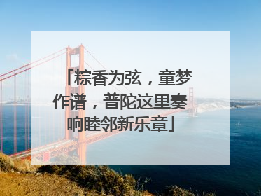 粽香为弦，童梦作谱，普陀这里奏响睦邻新乐章