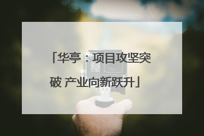 华亭：项目攻坚突破 产业向新跃升