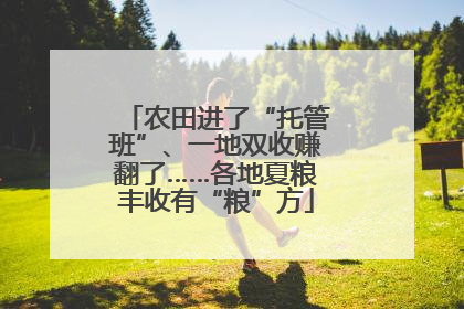 农田进了“托管班”、一地双收赚翻了……各地夏粮丰收有“粮”方