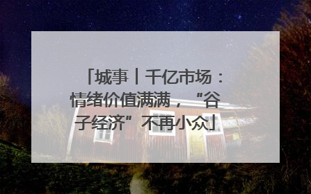 城事︱千亿市场：情绪价值满满，“谷子经济”不再小众