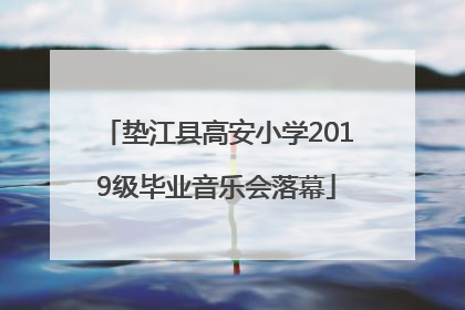 垫江县高安小学2019级毕业音乐会落幕