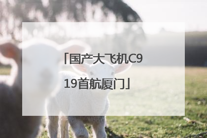 国产大飞机C919首航厦门