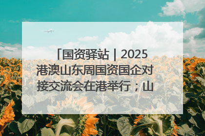国资驿站｜2025港澳山东周国资国企对接交流会在港举行；山东黄金成功在境外发行3亿美元绿色债券