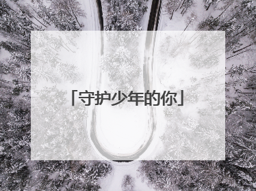 守护少年的你