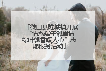 微山县驩城镇开展“情系端午邻里情 粽叶飘香暖人心”志愿服务活动