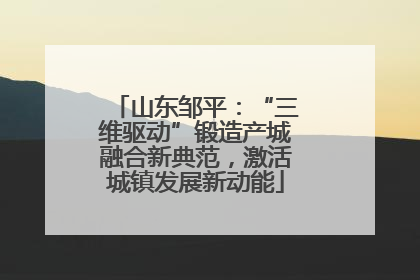山东邹平：“三维驱动”锻造产城融合新典范，激活城镇发展新动能
