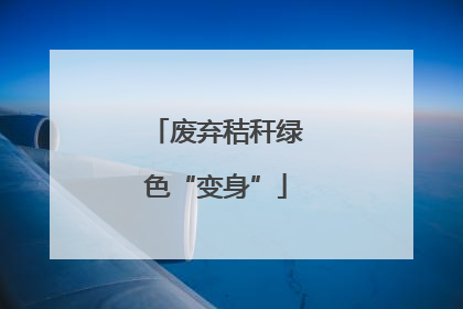 废弃秸秆绿色“变身”