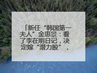 新任“韩国第一夫人”金惠景：看了李在明日记，决定嫁“潜力股”，曾是钢琴老师，一开始并不支持丈夫从政