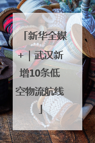 新华全媒+｜武汉新增10条低空物流航线