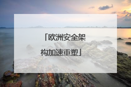 欧洲安全架构加速重塑