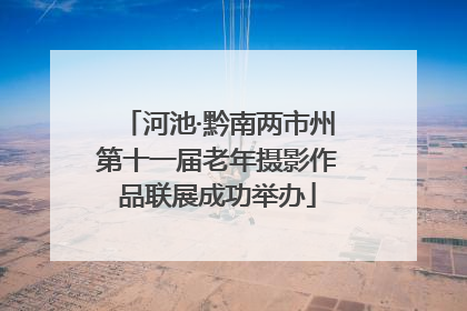 河池·黔南两市州第十一届老年摄影作品联展成功举办