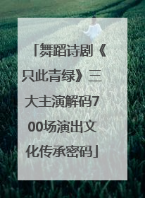 舞蹈诗剧《只此青绿》三大主演解码700场演出文化传承密码