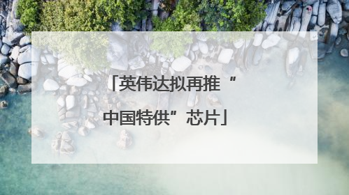 英伟达拟再推“中国特供”芯片