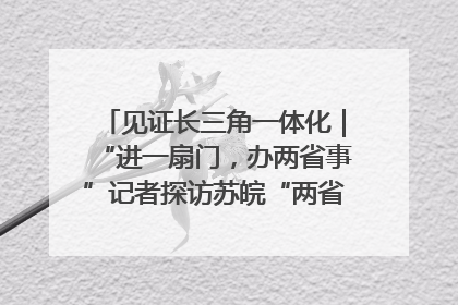 见证长三角一体化｜“进一扇门，办两省事”记者探访苏皖“两省一街”警务室