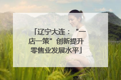 辽宁大连：“一店一策”创新提升零售业发展水平
