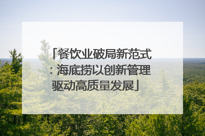 餐饮业破局新范式：海底捞以创新管理驱动高质量发展