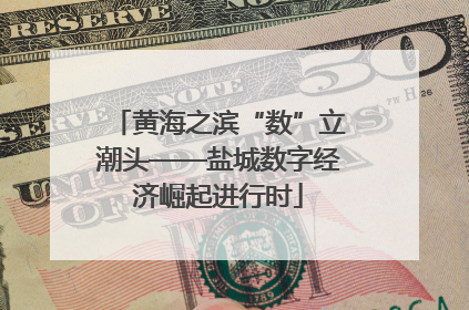 黄海之滨“数”立潮头——盐城数字经济崛起进行时