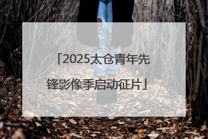 2025太仓青年先锋影像季启动征片