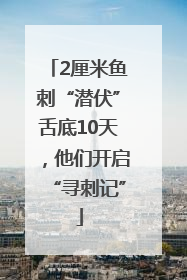 2厘米鱼刺“潜伏”舌底10天，他们开启“寻刺记”